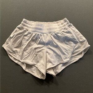 Size 2 2.5” Lululemon shorts | White